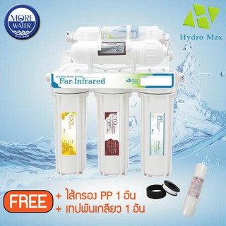 เครื่องกรองน้ำ  HYDROMAX เครื่องกรอง 5 ขั้นตอน Far Infrared และ Alkaline รับประกัน 1 ปี