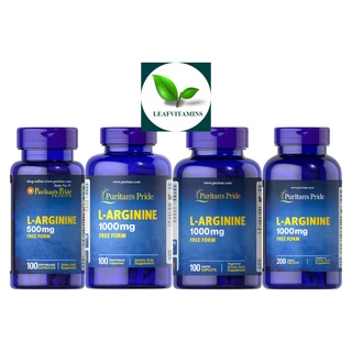 Puritans Pride  L-Arginine 500, 1000 mg / 100 Capsules, 100-200 Caplets