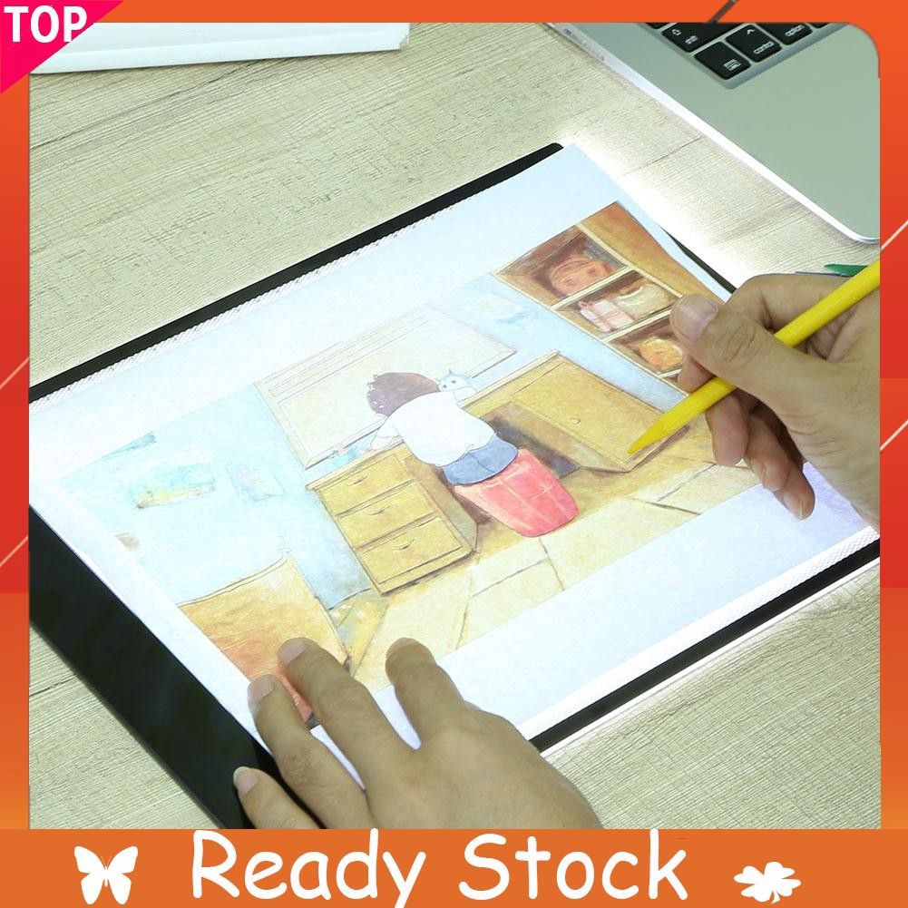 LED A3 Light Panel Graphic Tablet Light Pad Digital Tablet Copyboard with  3-level Dimmable Brightness for Tracing Drawing Copying Viewing Diamond  Painting Supplies 