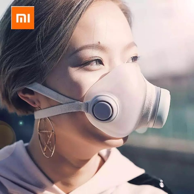 😷Xiaomi Woobi แถมกรอง4อัน หน้ากากผู้ใหญ่ F95 ป้องกันฝุ่นPM2.5 แบคทีเรียและไวรัส