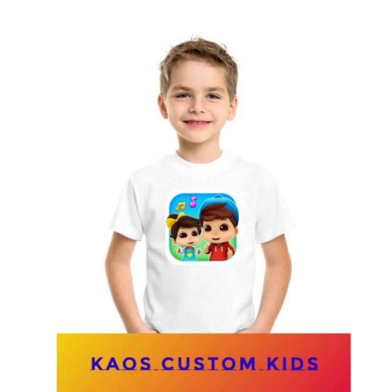 เสื้อผ้าเด็ก Omar และ Hana เสื้อยืด Omar Hana