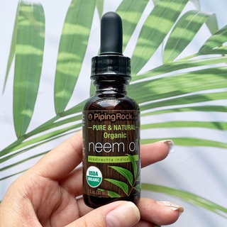 Pure &amp; Organic Neem Oil, Cold Pressed 30 mL (Piping Rock®) น้ำมันนีม บำรุงผิว