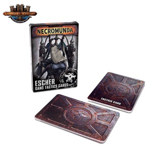 [พร้อมส่ง]WARHAMMER: NECROMUNDA: ESCHER GANG TACTICS CARDS โมเดลเกมสนามจำลอง