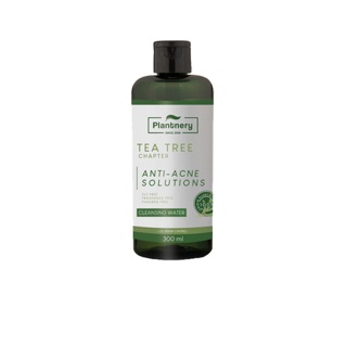 Plantnery Tea Tree First Cleansing Water 300 ml คลีนซิ่ง ทีทรี เช็ดทำความสะอาดเครื่องสำอาง สูตรลดสิว ควบคุมความมัน