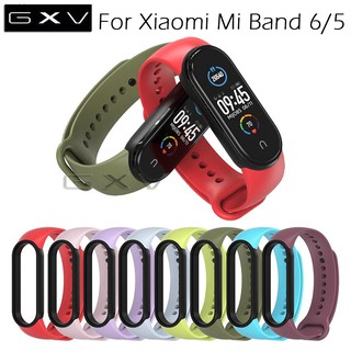 ราคาmijobs mi band 5 สายคล้องนาฬิกาข้อมือซิลิโคนสําหรับ xiaomi mi 6/5