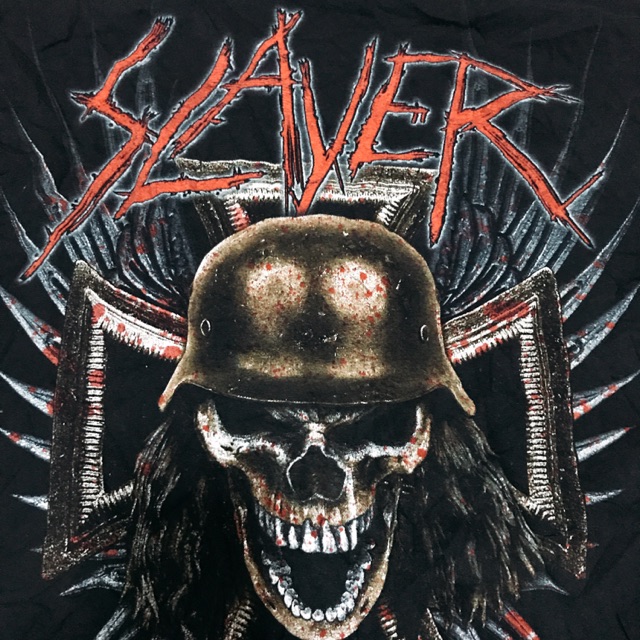 เสื้อวงSLAYER แท้ #เสื้อยืด USA มือสอง#เสื้อวินเทจ