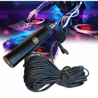 LXJ uper Professional Microphone TIE-CLIP MICROPHONE ELECTRET CONDENSER ชุดไมค์หนีบปกเสื้อ