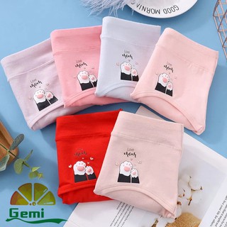 👑Gemi Gemi Gemi👑 #K-005 กางเกงใน 9.9 เนื้อนุ่ม ผ้าฝ้ายแท้คุณภาพดีที่สุด สวมใส่สบาย (Cotton 100%)