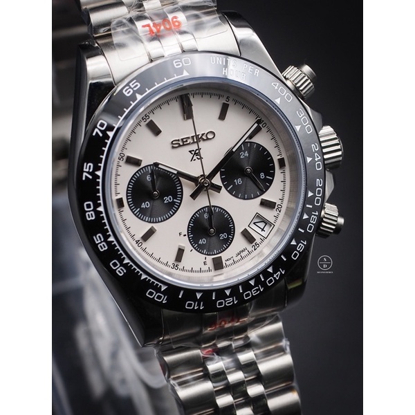 Seiko Mod Panda Speedtimer Chronograph Date (Daytona Edition) ⚪️⚫️