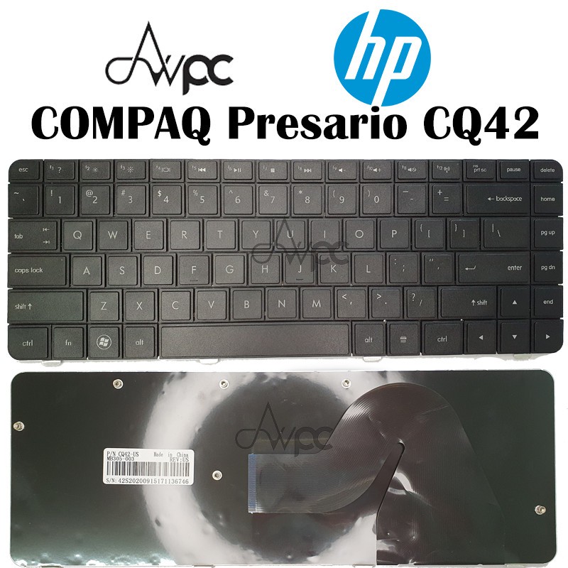 HP COMPAQ CQ42 G42 G42-200 G42-300 รีเซ็ตแป้นพิมพ์แล็ปท็อป @ ALPHAWOLFPC