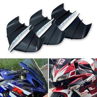 สปอยเลอร์ครีบปีกด้านข้างรถจักรยานยนต์ ABS สําหรับ Yamaha YZF R1 R25 Kawasaki Ninja H2 H2R BMW S1000RR Honda H2