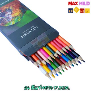 สีไม้ JOYWISH สีไม้แท่งยาว 24สี เครื่องหมายการค้าเดิม Joseph Harmut Colored Pencil