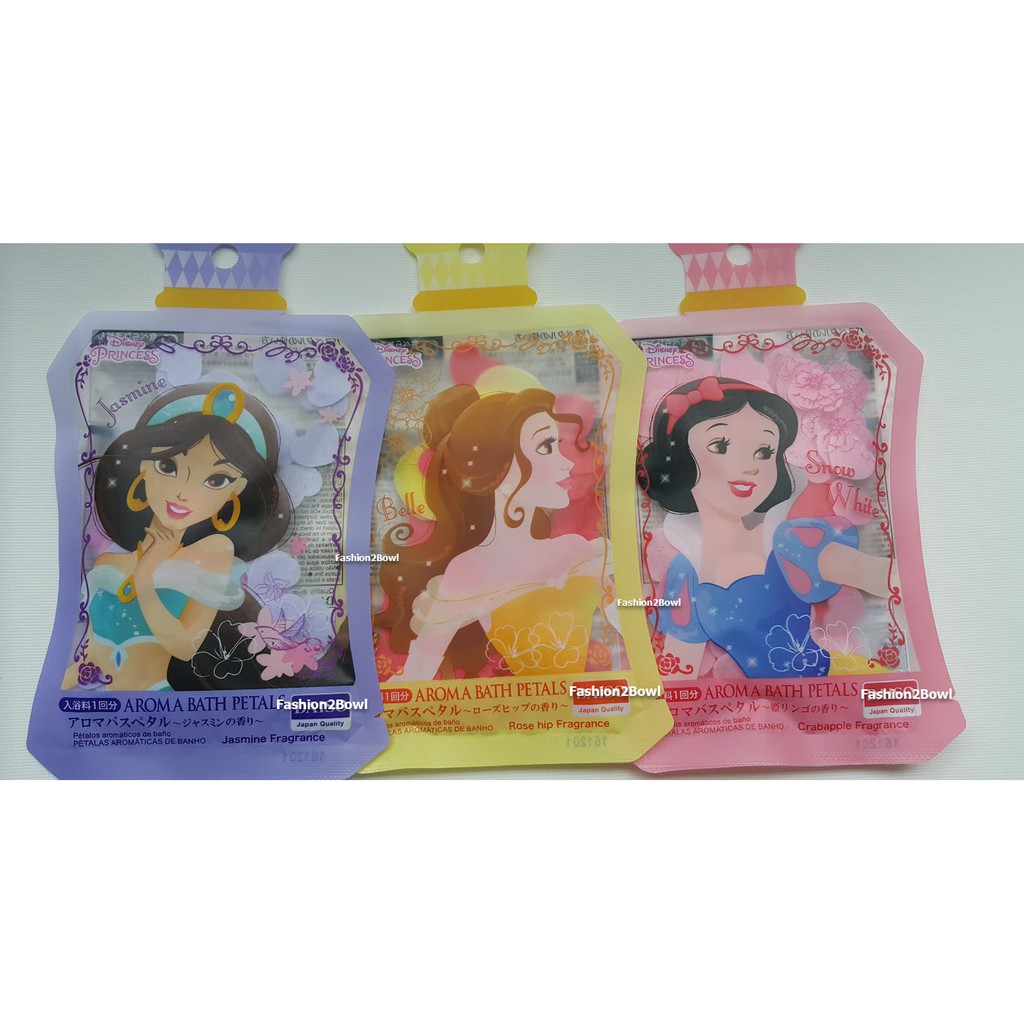 ✨Disney Princess Aroma Babble Bath Petals ✨สปาอโรมาอาบน้ำ เจ้าหญิงดิสนีย์ Disney Bath additives