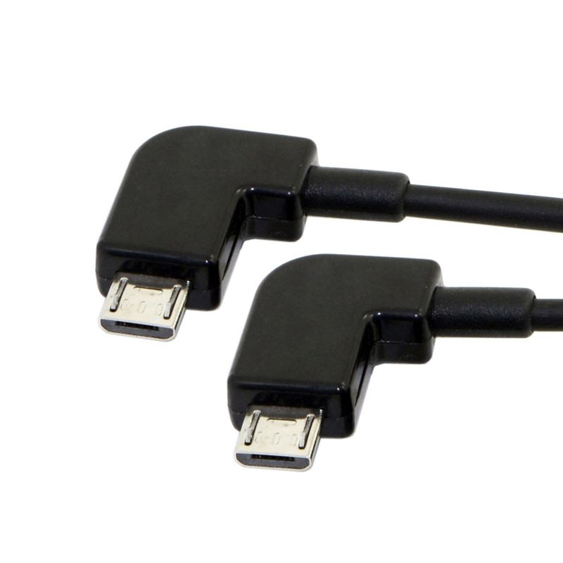 30cm Left Angle to Left Angle Micro-USB Host OTG Cable - hikaindbae8.th ...