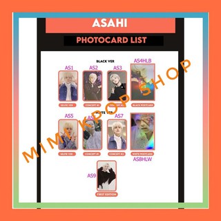 รวม การ์ดอาซาฮี Asahi photocard TREASURE เทรชเชอร์ รวมหลายเวบ หลายเบเนฟิต เลือกซื้อได้ด้านในจ้า อ่านรายละเอียดก่อนกดสั่ง