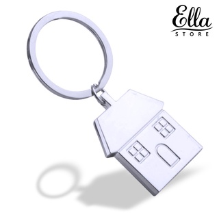 Ellastore123 พวงกุญแจ จี้บ้าน สร้างสรรค์ สําหรับห้อยกระเป๋า ของขวัญผู้ชาย ผู้หญิง