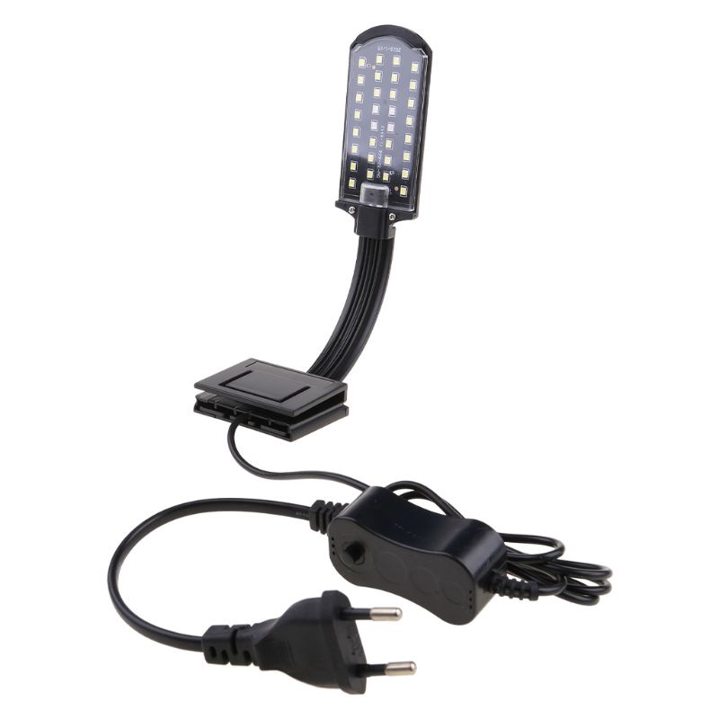 (ส่วนลดสูง)ongrounda.ph LED Aquarium Light Clip on Lamp for Aquatic Tropical Fish Growth 5W