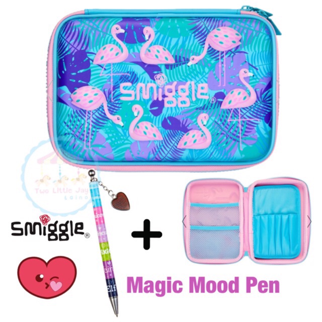 ส่งฟรี! Smiggle Imagine Hardtop Pencil Case+ฟรี Magic Mood Pen