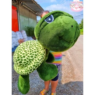 🐢 เต่าแซมมี่จัมโบ้ – ตุ๊กตาเต่าขนนุ่มพรีเมียม ตัวใหญ่100-120 ซม. นุ่มนิ่มเต็มไม้เต็มมือ เต็มกอด