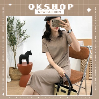 QKshop เดรสคอกลมสุดสวย☃️ใส่สบายไม่เหมือนใครสินค้าแบบนี้🎉สีแบบนี้โอกาสไหนๆก็เหมาะๆไปตามๆกันต้องหามาใส่แล้วนะ⛈