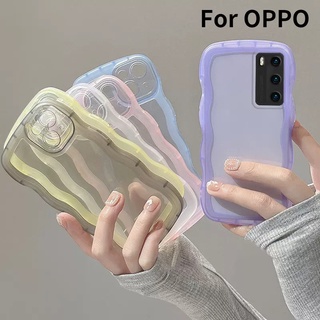 เคสโทรศัพท์มือถือ ซิลิโคนนิ่ม แบบใส สําหรับ oppo reno4 reno4 3 Pro R17 A72 R15 reale GT reon 3 4 proins