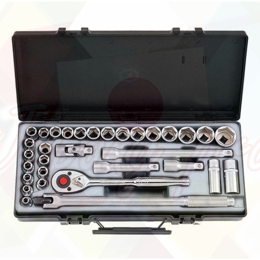 FORCE 4321 ชุดลูกบ๊อกซ์ 6 PT.1/2" 32 ชิ้น ลูกบล็อก