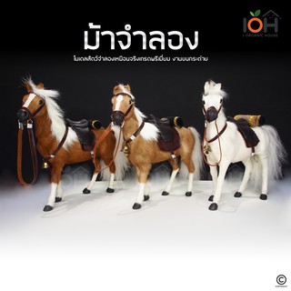 (พร้อมส่ง) IOH ตุ๊กตาเหมือนจริง ม้าจำลอง - Horse Model 01 (ส่งฟรี ไม่ต้องใช้โค้ด)