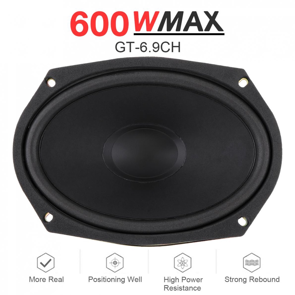 Ready stock1pcs 6x9 inch 600w 12v car coaxial speaker vehicle door auto