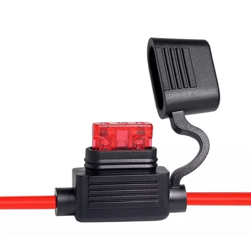 ฟิวส์รถยนต์ ฟิวส์จักรยานไฟฟ้า พร้อมฟิวส์ มีฝาปิดกันน้ำ ขนาด 15, 20, 25, 30, 40 Amp ฟิวส์รุ่น standard