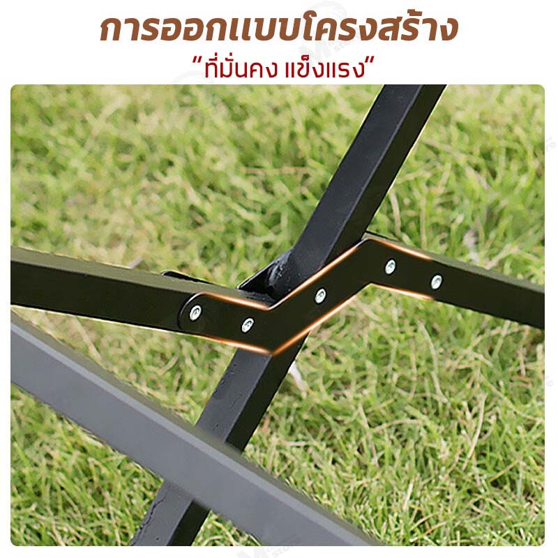 เเถมกระเป๋า โต๊ะแคมป์ปิ้ง โต๊ะสนาม ม้วนเก็บได้ โครงเหล็ก พับเก็บได้ ...