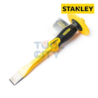 STANLEY 16-332 สกัดมือด้ามหุ้มยาง 1"X12"