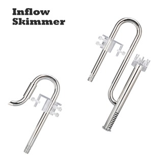 [AquamaniaTH] ชุด  Inflow สแตนเลส  - Outflow แสตนเลส ปรับได้ 360 องศา พร้อมกรองฝ้า
