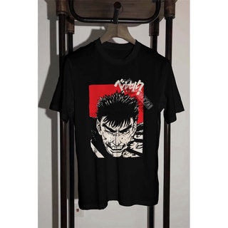 เสื้อทหาร เสื้อยืด Berserk อะนิเมะวินเทจเสื้อผ้าการ์ตูนญี่ปุ่น Unisex S ถึง 2Xl 2Xl 3Xl เสื้อที elY