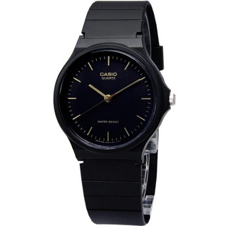 CASIO นาฬิกาข้อมือผู้ชาย สีดำ สายเรซิ่น รุ่น MQ-24-1ELDF,MQ-24-1E,MQ-24