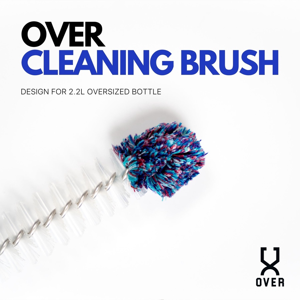 OVER || แปรงทําความสะอาดขวดขนาดใหญ่แบบยืดหยุ่นขนาด 1.5 ลิตร & 2.2 ลิตร || แปรงขวดน้ําขนาดใหญ่ || แปร