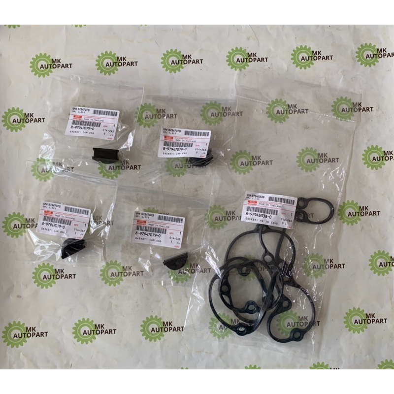 ยางฝาครอบวาล์ว+ยางวงเดือน ISUZU D-MAX Commonrail '05-'2012 4JJ 4JK แท้ศูนย์