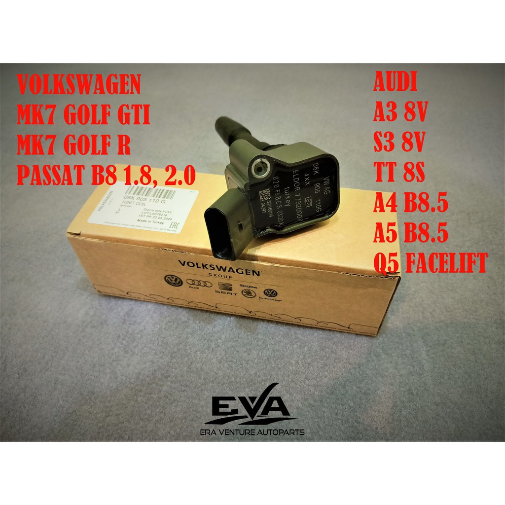 IGNITION COIL สําหรับ AUDI VW EA888 GEN 3 เครื่องยนต์ 1.8 2.0T MK7 GTI R AUDI A3 S3 8V TT 8S Q5 A4 A