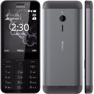 โทรศัพท์มือถือ  โนเกียปุ่มกด NOKIA 230 (สีดำ) 2 ซิม  จอ 2.8นิ้ว รุ่นใหม่ 2020