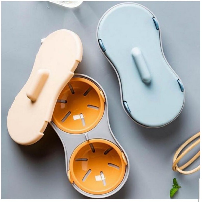 อุปกรณ์ทำไข่ดาวน้ำ ในไมโครเวฟ ไข่เบเนดิก  อาหารเช้า ทำไข่ดาว (Egg Benedict)