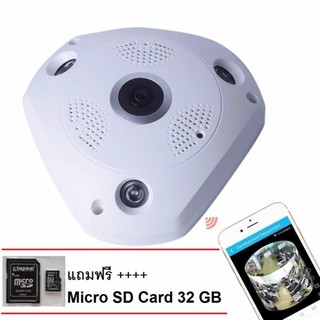 กล้อง IP Camera 360 องศา VR Camera (3D Panoramic Camera)