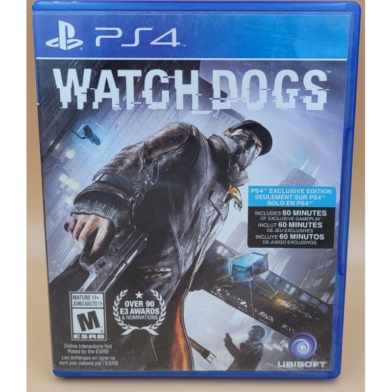 (มือสอง) มือ2 เกม ps4 : Watch Dogs มีภาษาอังกฤษ แผ่นสวย