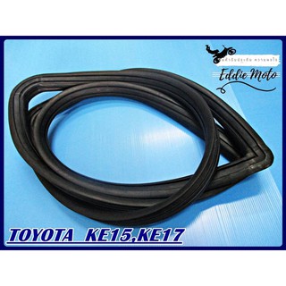 TOYOTA KE15  KE17 REAR WINDSHIELD GLASS SEAL WEATHERSTRIP RUBBER // ยางขอบกระจกบานหลัง บานใหญ่ สินค้าคุณภาพดี