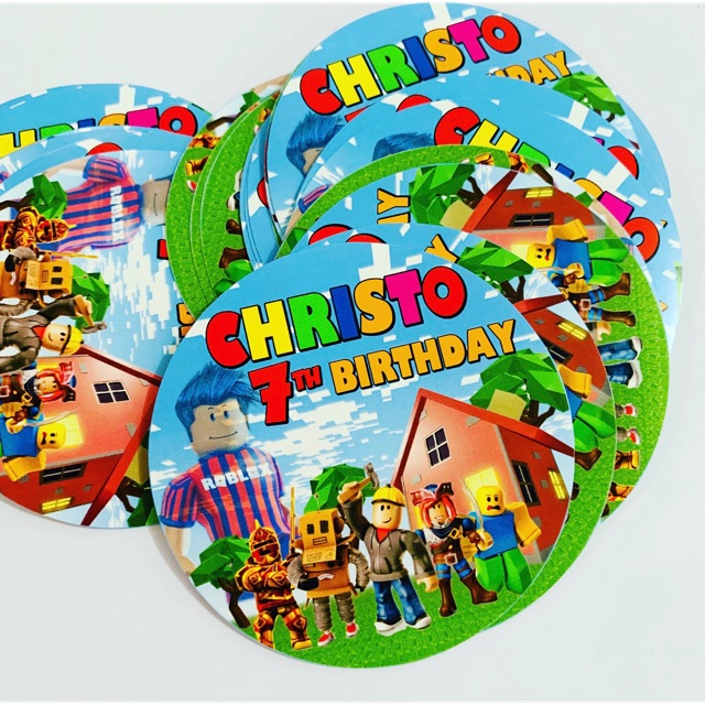 Ro blox Sticker Pudding / Tumpeng / Bento / Birthday ของที่ระลึก / วันเกิด