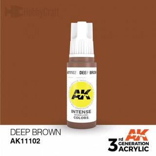 AK 3G Color Deep Brown 17 ml