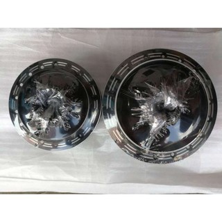 ดุมหน้าดิสก์ หลังดรัม เวฟ Wave125R สีดำ 1 คู่