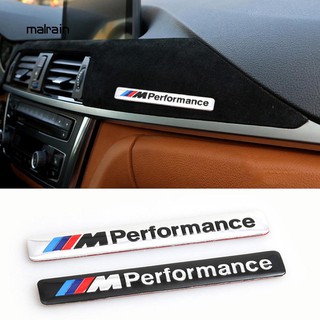 MALN_M Performance Metal Logo Car Sticker  Emblem Badge Interior Decoration for BMW