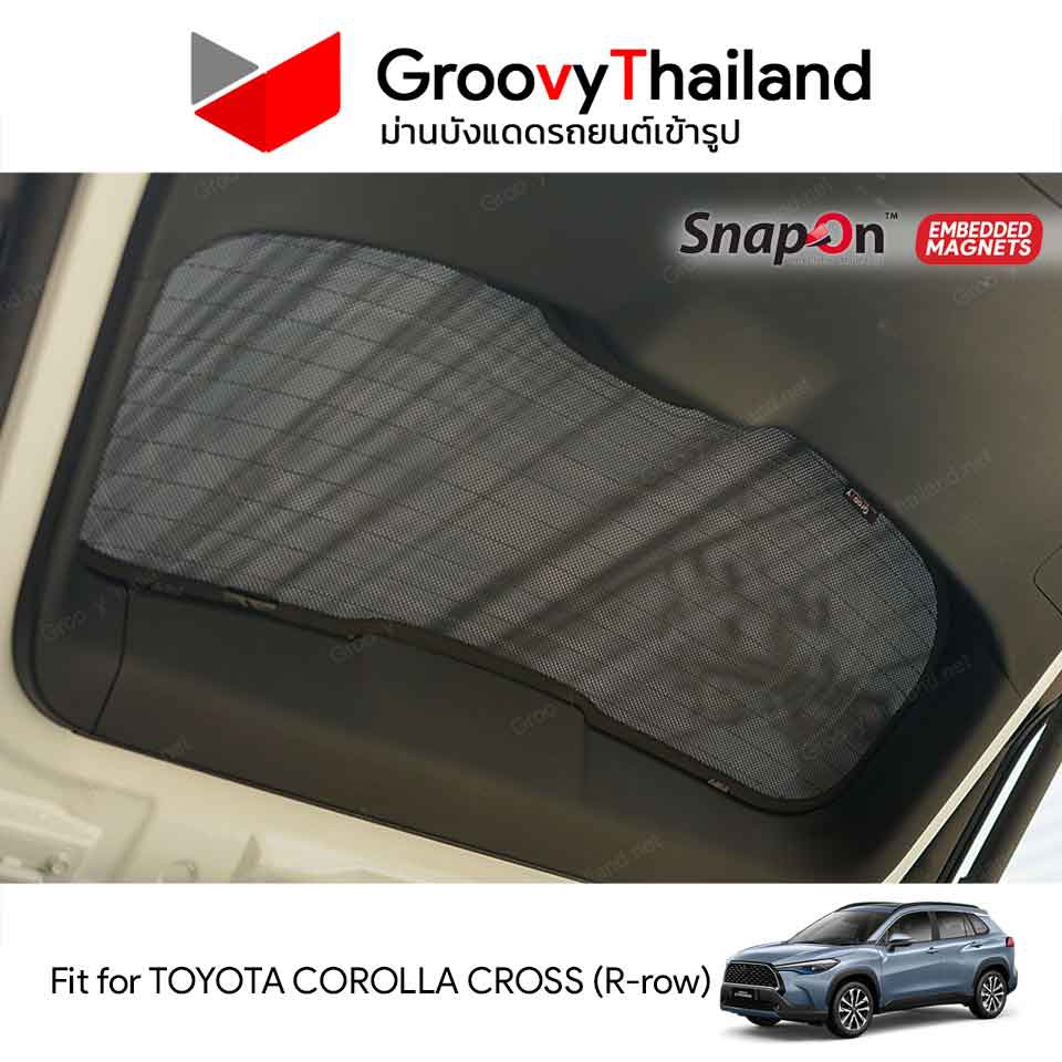 ม่านบังแดดหลังรถ Groovy Thailand ม่านหลัง TOYOTA COROLLA CROSS R-row (1 pcs)