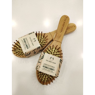 THE BODY SHOP BAMBOO PIN HAIRBRUSH DETANGLE &amp; SMOOTH