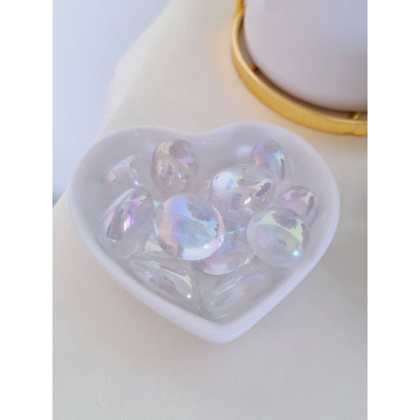 [Kyzen Living] หินยืด Aura Clear Quartz / tumgs