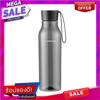 ขวดน้ำพลาสติก LOCKNLOCK ECO 550 มล. สีเทา ภาชนะใส่น้ำและน้ำแข็ง PLASTIC WATER BOTTLE LOCKNLOCK ECO 550ML GREY